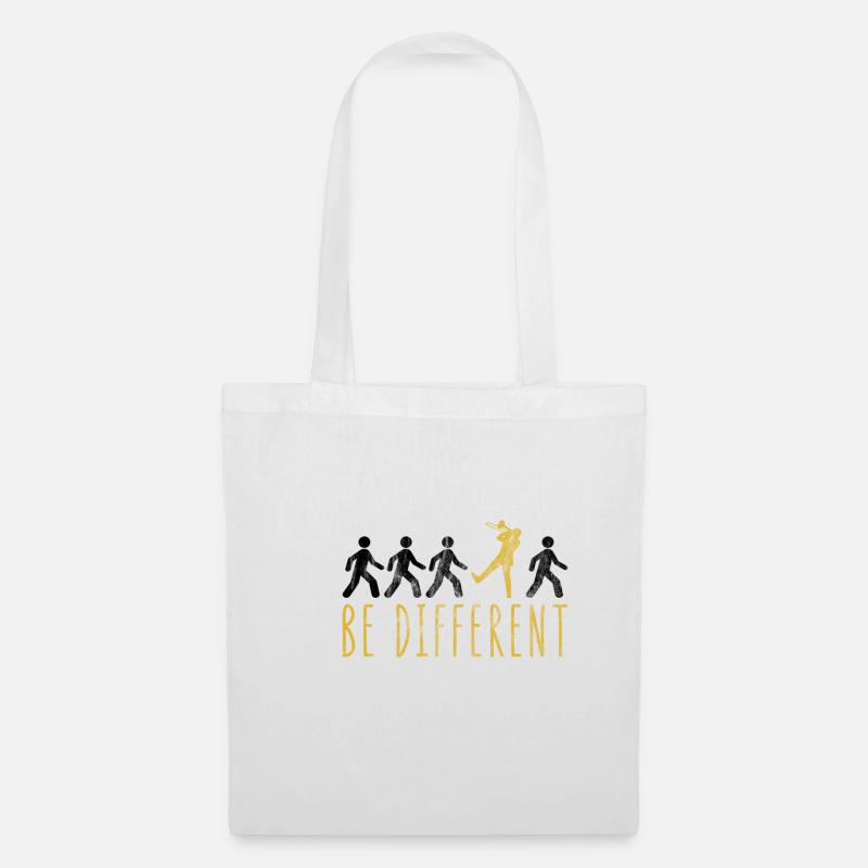 Posaunen Posaunist Geschenk Be Different Musiker - Stoffbeutel - Weiß