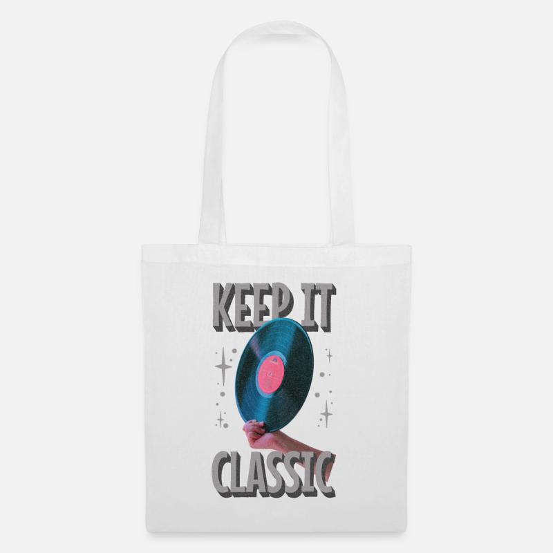 Keep It Classic - Vinile - Borsa di stoffa - bianco