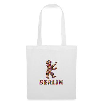 Berlin Pixel Pride - Stoffbeutel - Weiß - Vorne