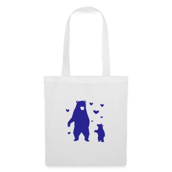 Ours - Panda Forêt Nature Liberté Sauvage - Sac en tissu - blanc - Devant