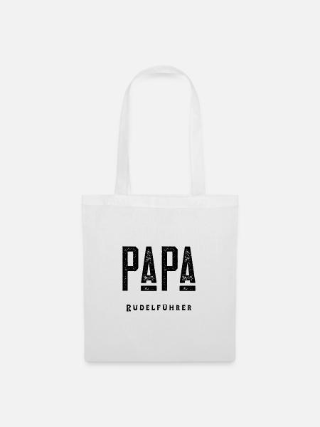 Papa Rudelführer - Stoffbeutel - Weiß