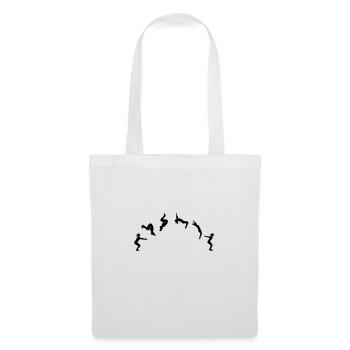 Gymnastics, backflip - Tote Bag - white - Front
