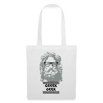 Greek Geek - Stoffbeutel - Weiß - Vorne