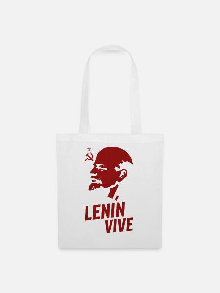 Lenin lebt - Stoffbeutel - Weiß