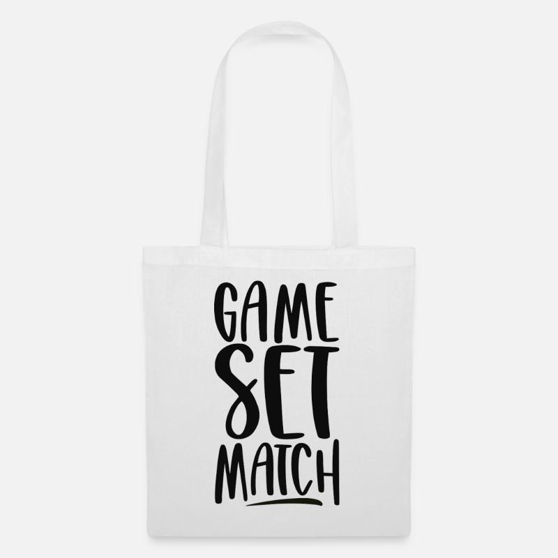 Game Set Match - Tote Bag - white