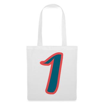 1. 1 year. 1st ANNIVERSARY. 1 YEAR ANNIVERSARY - Tote Bag - white - Front