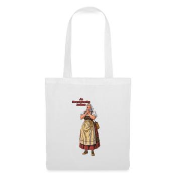 Dirndl Retro Jo Herrschaftszeiten - Stoffbeutel - Weiß - Vorne