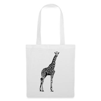 Giraffe Grafik - Stoffbeutel - Weiß - Vorne