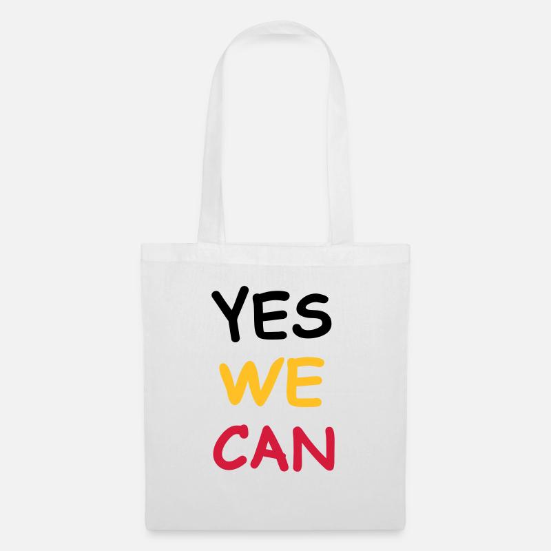 yes we can - Stoffbeutel - Weiß