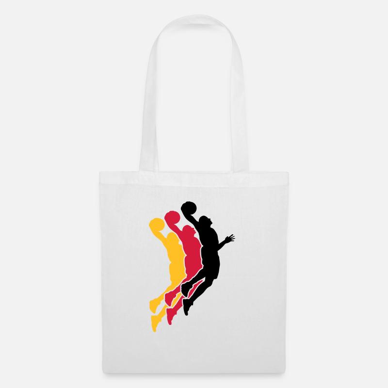 basketball - Stoffbeutel - Weiß
