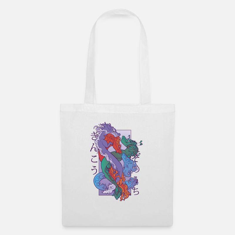 Ancient Dragon Creatures - Tote Bag - white