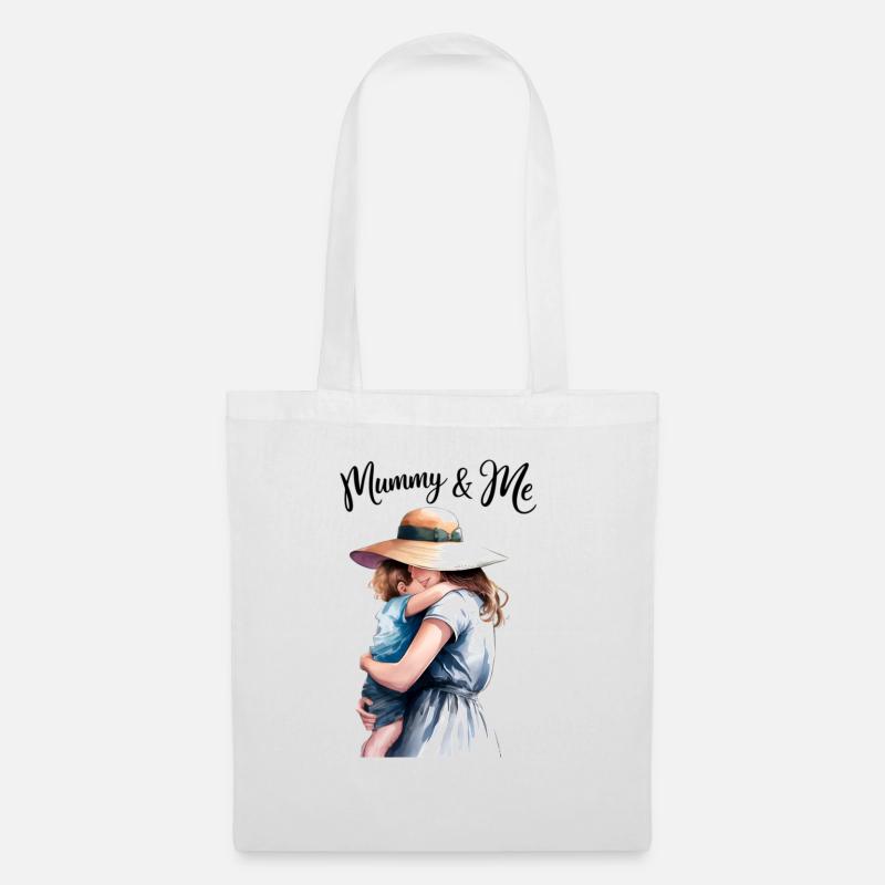 Mama und ich – Endlose Liebe - Stoffbeutel - Weiß