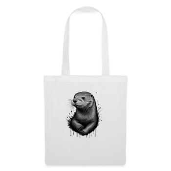 Otter - Stoffbeutel - Weiß - Vorne