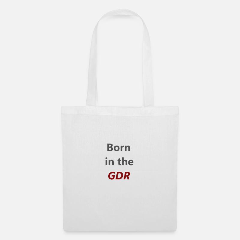 GDR- DDR - Stoffbeutel - Weiß