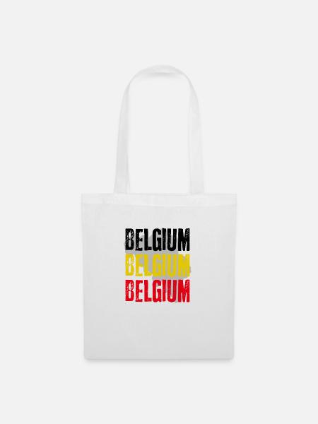 Belgium - Stoffbeutel - Weiß