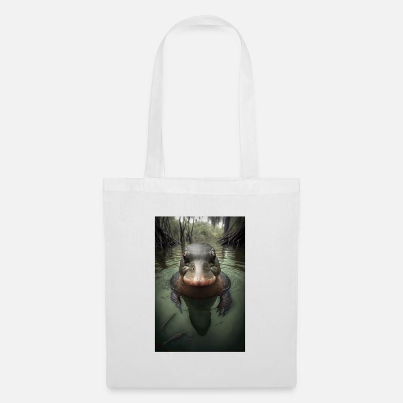 Schnabeltier platypus - Stoffbeutel - Weiß