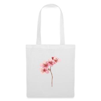 Pink cherry blossoms japanese sakura - Tote Bag - white - Front
