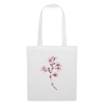 Cherry blossom sakura illustration sticker - Tote Bag - white - Front