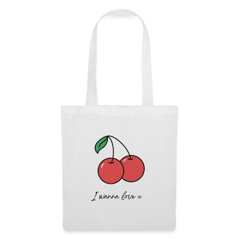 KIRSCHDUO / I want to love u - Tote Bag - white - Front
