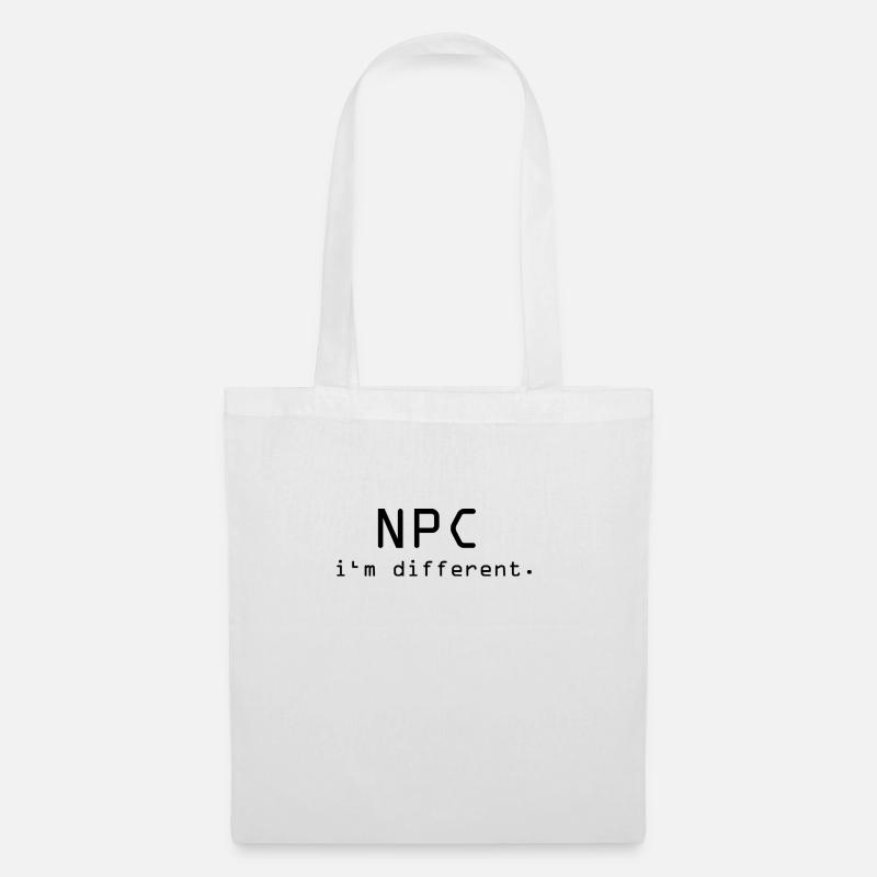 NPC - Non-Player-Character - Stoffbeutel - Weiß
