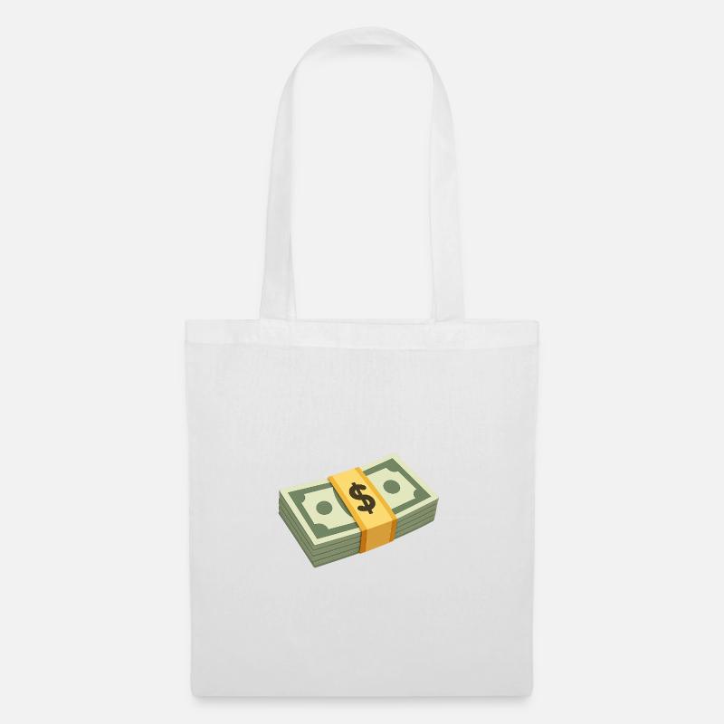 Geld-Datei - Stoffbeutel - Weiß
