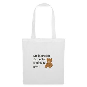 Kleine Entdecker, große Abenteuer - Stoffbeutel - Weiß - Vorne