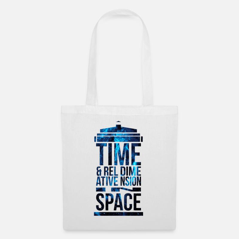 TARDIS - Stoffbeutel - Weiß