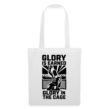 MMA Tribute Glory in the Cage - Stoffbeutel - Weiß - Vorne