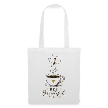 BEE Brewtiful Coffee Mug Design - Tote Bag - white - Front