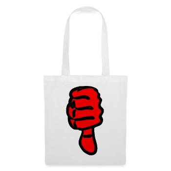 Red Black Abstract Graphic Thumb - Tote Bag - white - Front