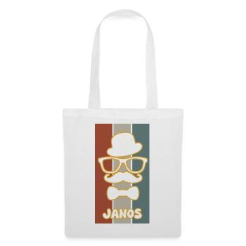 Geschenk für Janos - Stoffbeutel - Weiß - Vorne