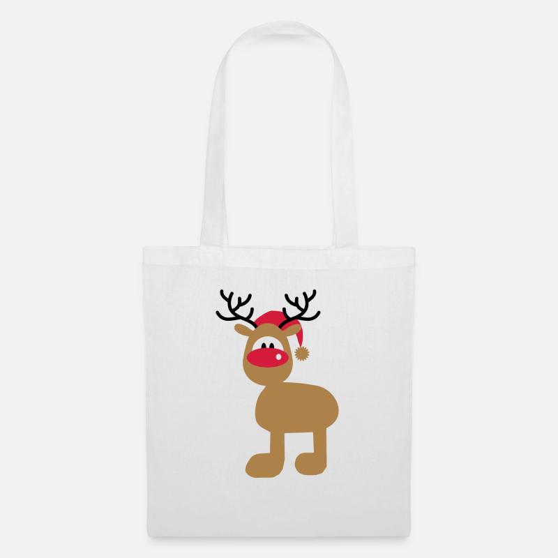 Weihnachten - Stoffbeutel - Weiß