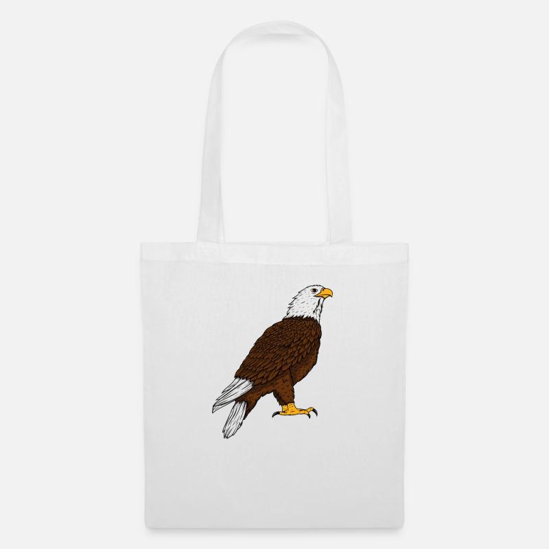 Adler - Stoffbeutel - Weiß