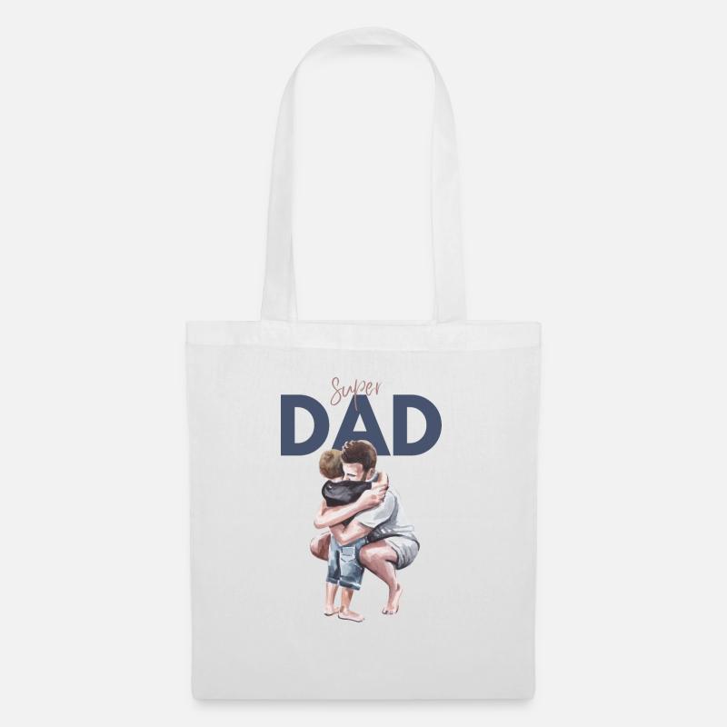 Super Dad - Stoffbeutel - Weiß