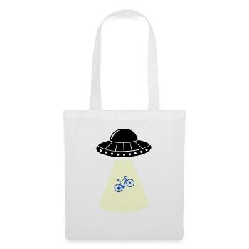 ufo fahrrad - Stoffbeutel - Weiß - Vorne