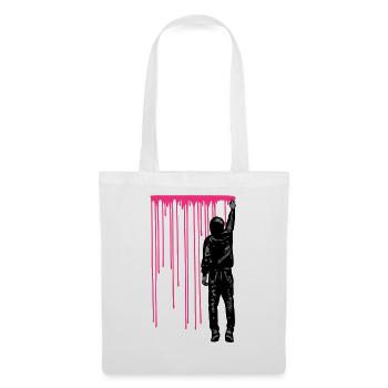 STREET ART - SPRAY BOY - Tote Bag - white - Front