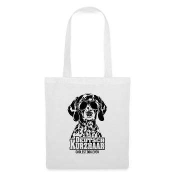 Chien allemand à poil court le plus cool Les chiens de chasse de Wilsign - Sac en tissu - blanc - Devant