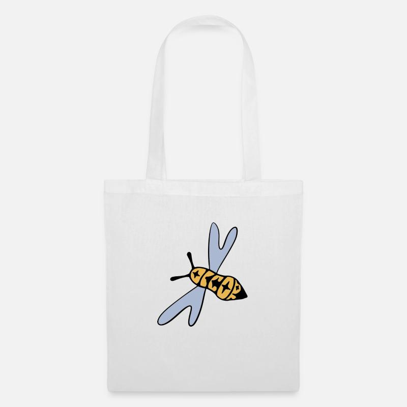 Bienen Flug - Stoffbeutel - Weiß