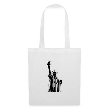 Statue of Liberty - Cool New York USA Logo - Tote Bag - white - Front