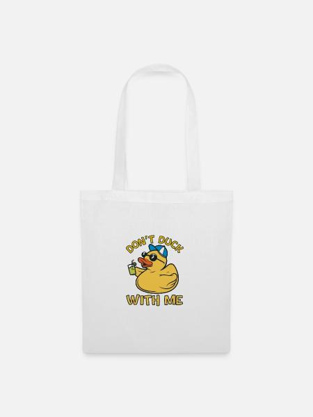 Ente - Stoffbeutel - Weiß