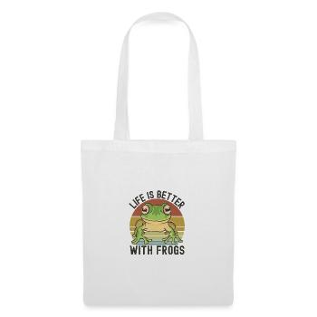 Frog - Tote Bag - white - Front