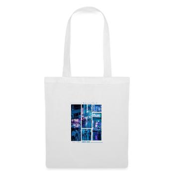 japanische Aesthetic Vaporwave Kunst 90s - Stoffbeutel - Weiß - Vorne