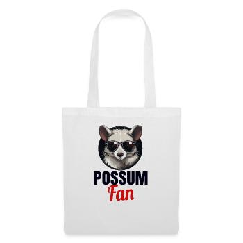 Opossum Possum Vintage Possumm Oppossum - Stoffbeutel - Weiß - Vorne