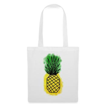 Geometric Pineapple - Sac en tissu - blanc - Devant
