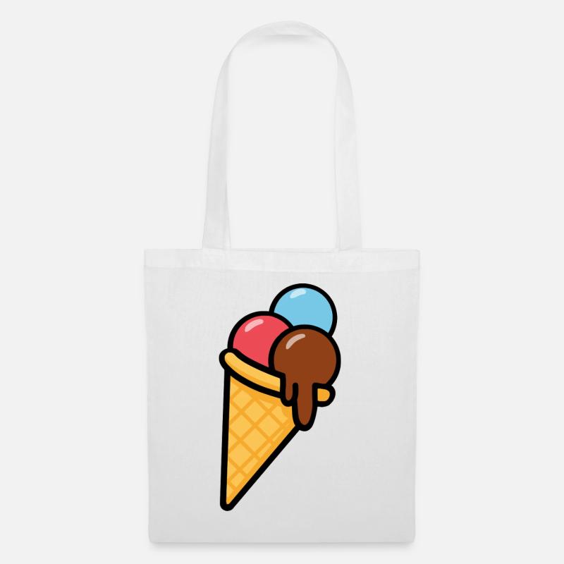 Glace logo  - Tote Bag - white