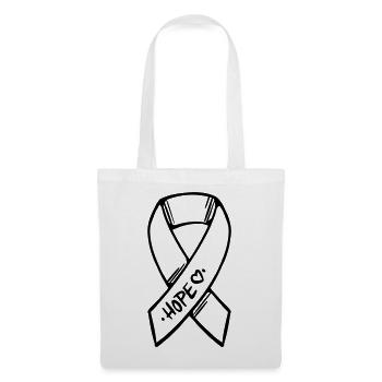Loop Hope Cancer - Sac en tissu - blanc - Devant