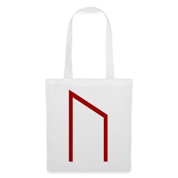 Uruz Rune Red – Viking Futhark Norse - Tote Bag - white - Front