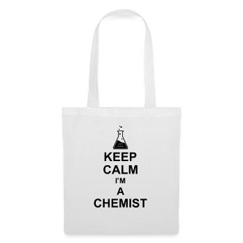 keep calm i'm a chemist kg10 - Sac en tissu - blanc - Devant