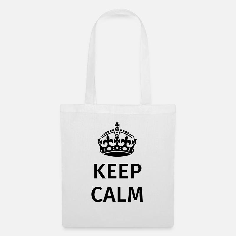 Keep Calm - Sac en tissu - blanc
