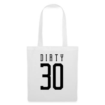 dirty 30 design - Stoffbeutel - Weiß - Vorne